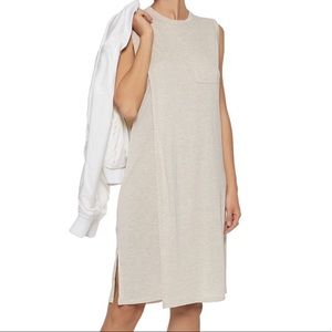 T by Alexander Wang Beige T-Shirt Dress Size Small